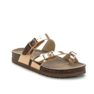 *New Madden Girl Rose Gold Girl's Sandles